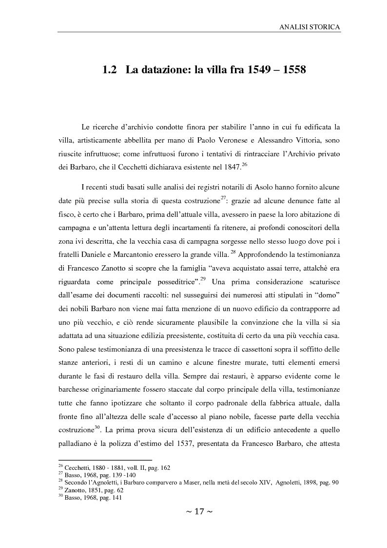 Estratto dalla tesi: Il ninfeo di Villa Barbaro a Maser. Interpretazioni e problemi
