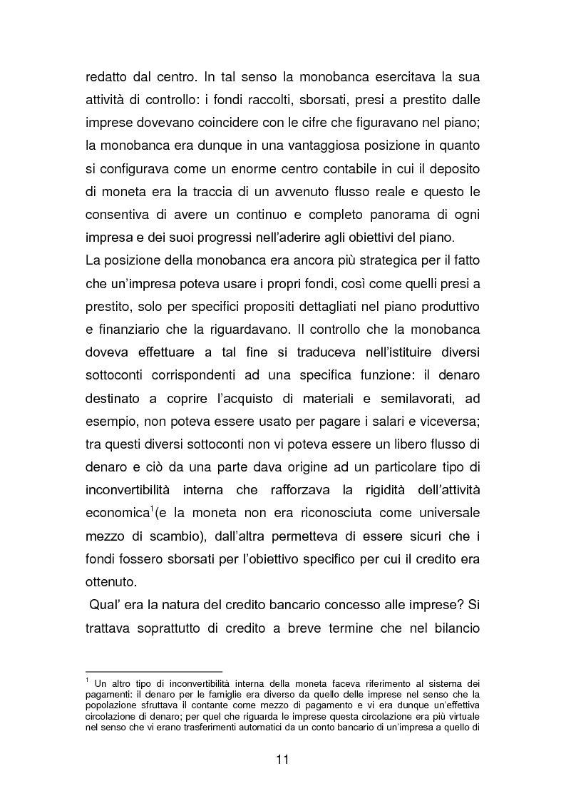 Anteprima della tesi: Risanamento e privatizzazione nel sistema bancario dei PECO 3 (Polonia , Ungheria , Repubblica Ceca), Pagina 10