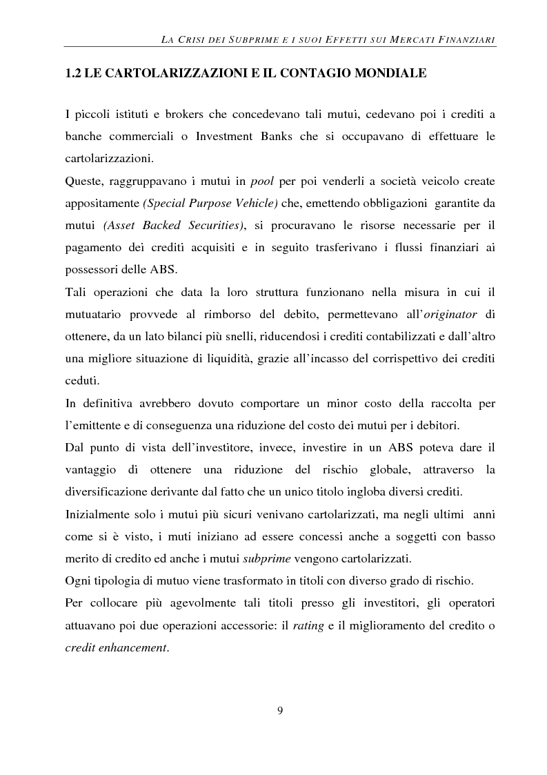 Anteprima della tesi: Gli effetti della crisi sui mercati finanziari. L'eccezione del Forex, Pagina 10