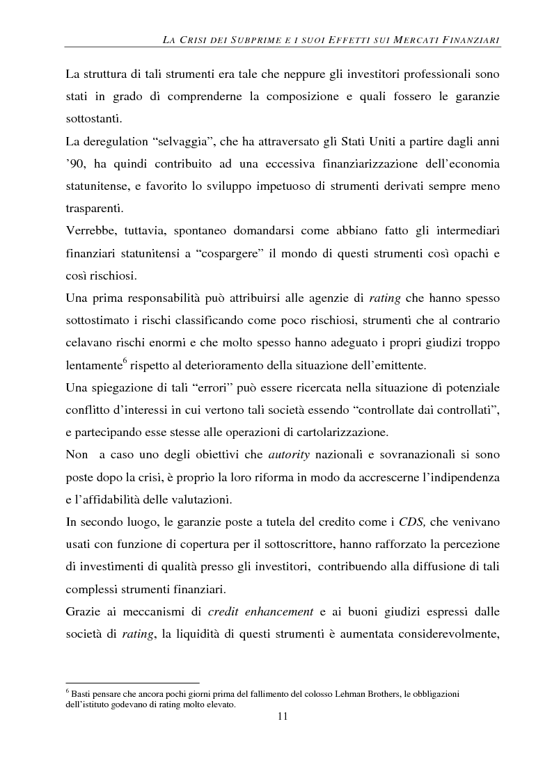 Anteprima della tesi: Gli effetti della crisi sui mercati finanziari. L'eccezione del Forex, Pagina 12