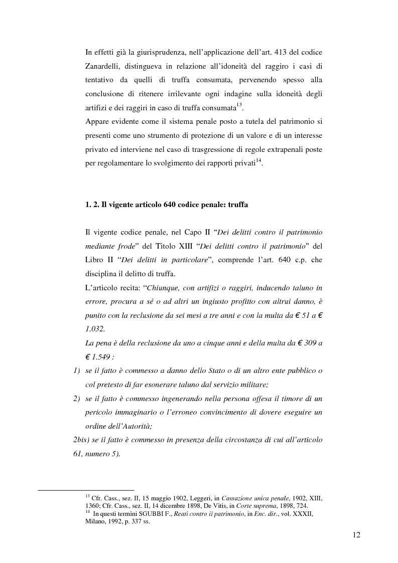 Anteprima della tesi: La frode informatica: origine, ambito di operatività ed applicazione pratica di un reato sempre più attuale., Pagina 11
