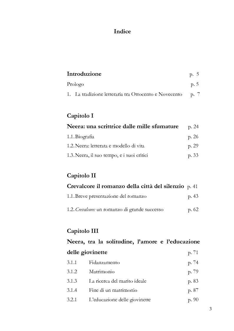 Indice della tesi: Crevalcore: il romanzo della città del silenzio, Pagina 1
