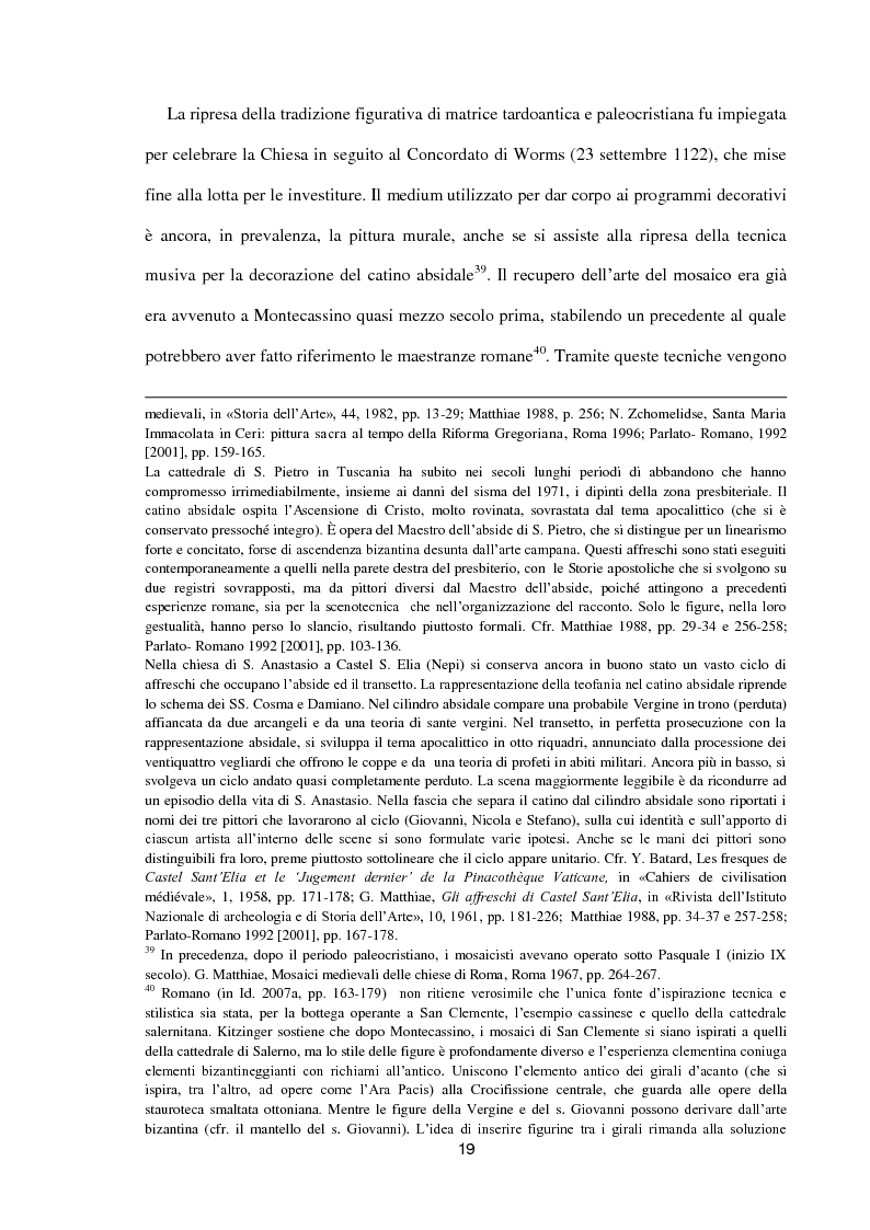 Anteprima della tesi: I dipinti murali di S. Benedetto in Piscinula a Roma, Pagina 12