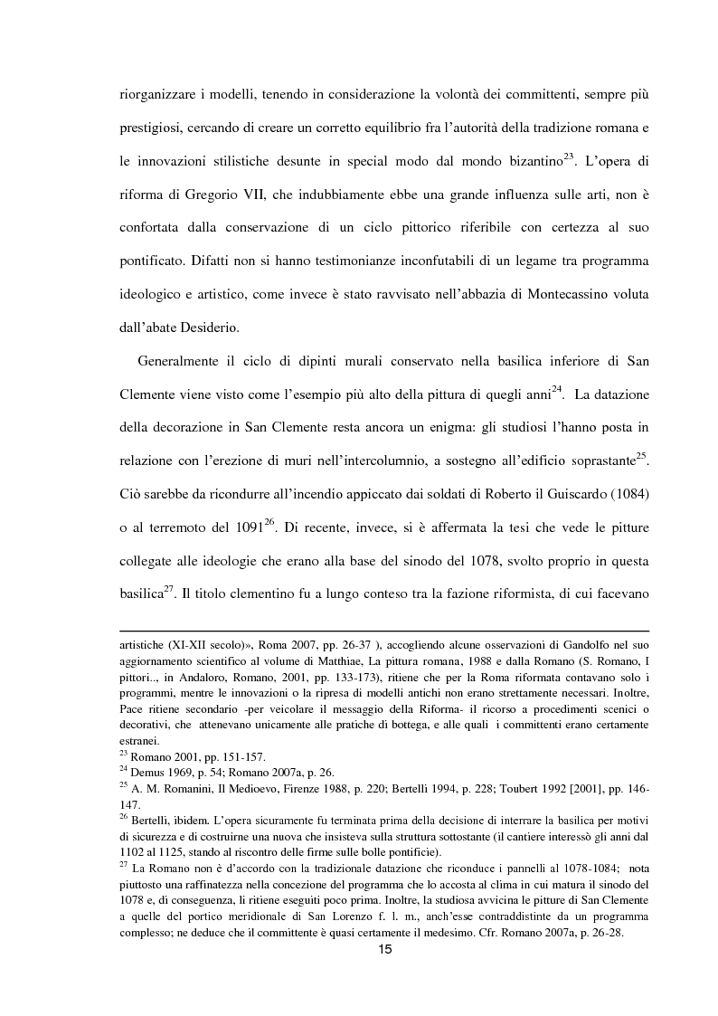 Anteprima della tesi: I dipinti murali di S. Benedetto in Piscinula a Roma, Pagina 8