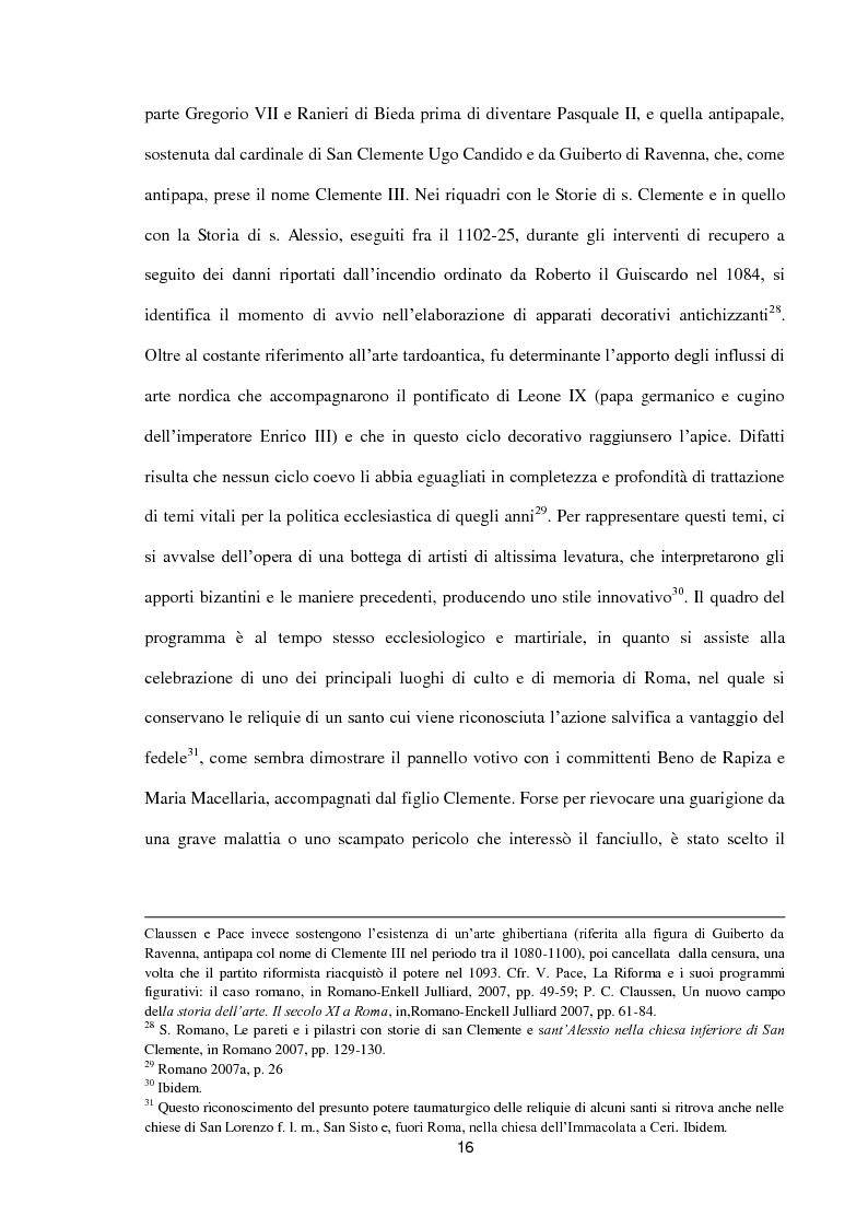 Anteprima della tesi: I dipinti murali di S. Benedetto in Piscinula a Roma, Pagina 9