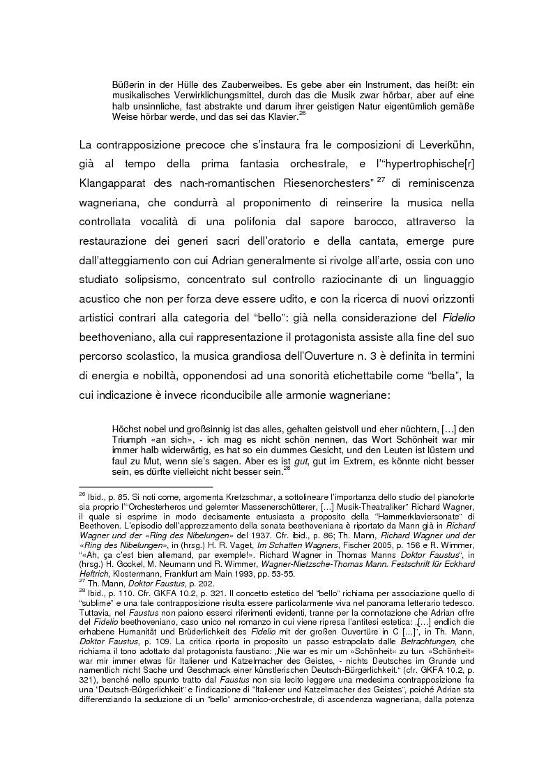 Anteprima della tesi: Thomas Mann e Adrian Leverkühn. L’ideazione del romanzo «Doktor Faustus» tra Wagner, Adorno e Schönberg, Pagina 13