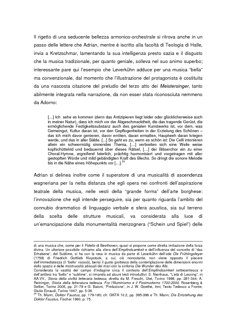 Anteprima della tesi: Thomas Mann e Adrian Leverkühn. L’ideazione del romanzo «Doktor Faustus» tra Wagner, Adorno e Schönberg, Pagina 14