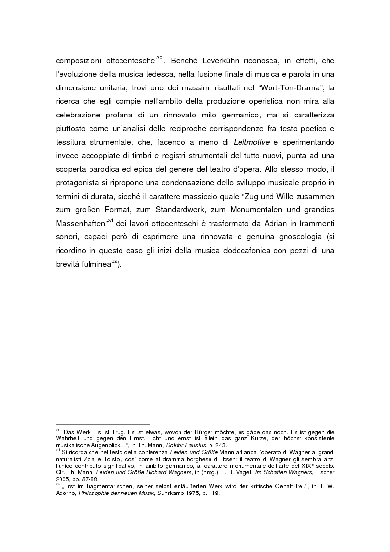 Anteprima della tesi: Thomas Mann e Adrian Leverkühn. L’ideazione del romanzo «Doktor Faustus» tra Wagner, Adorno e Schönberg, Pagina 15
