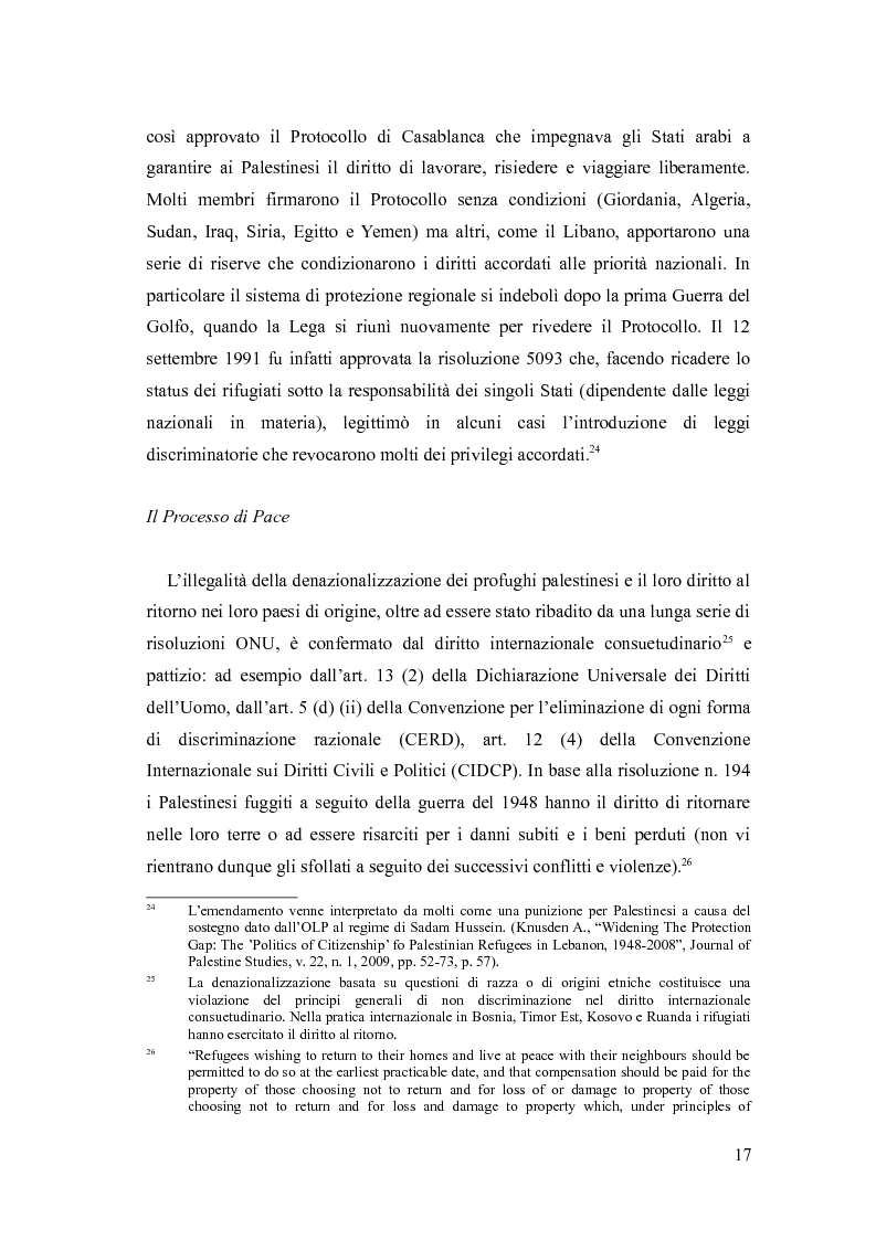 Anteprima della tesi: Identità, marginalizzazione e conflitto nei campi profughi palestinesi in Libano. Il campo di Nahr el-Bared., Pagina 9