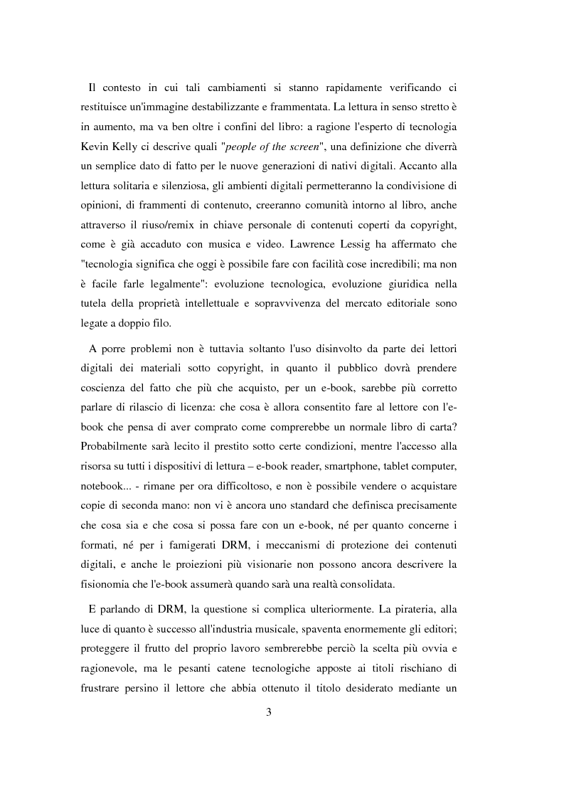 Anteprima della tesi: Google Books, book apps, e-readers: l'editore è davvero destinato a sparire?, Pagina 8