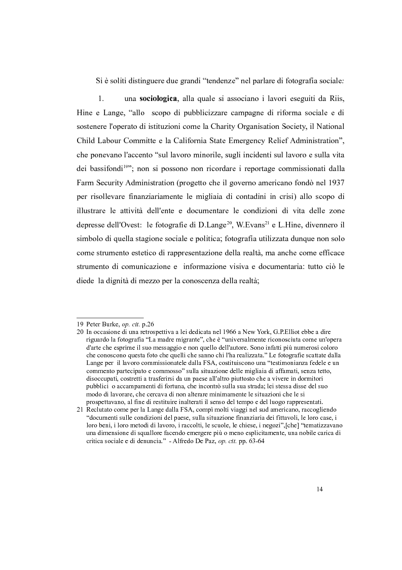 Anteprima della tesi: Dietro l'immagine: uno sguardo sociologico sul fotogiornalismo, Pagina 9