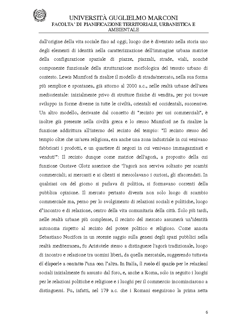 Anteprima della tesi: Aspetti di pianificazione Urbanistica Sostenibile Locale e progettazione urbana di un complesso polifunzionale per area mercatale: il caso del Comune di Avezzano, Pagina 3
