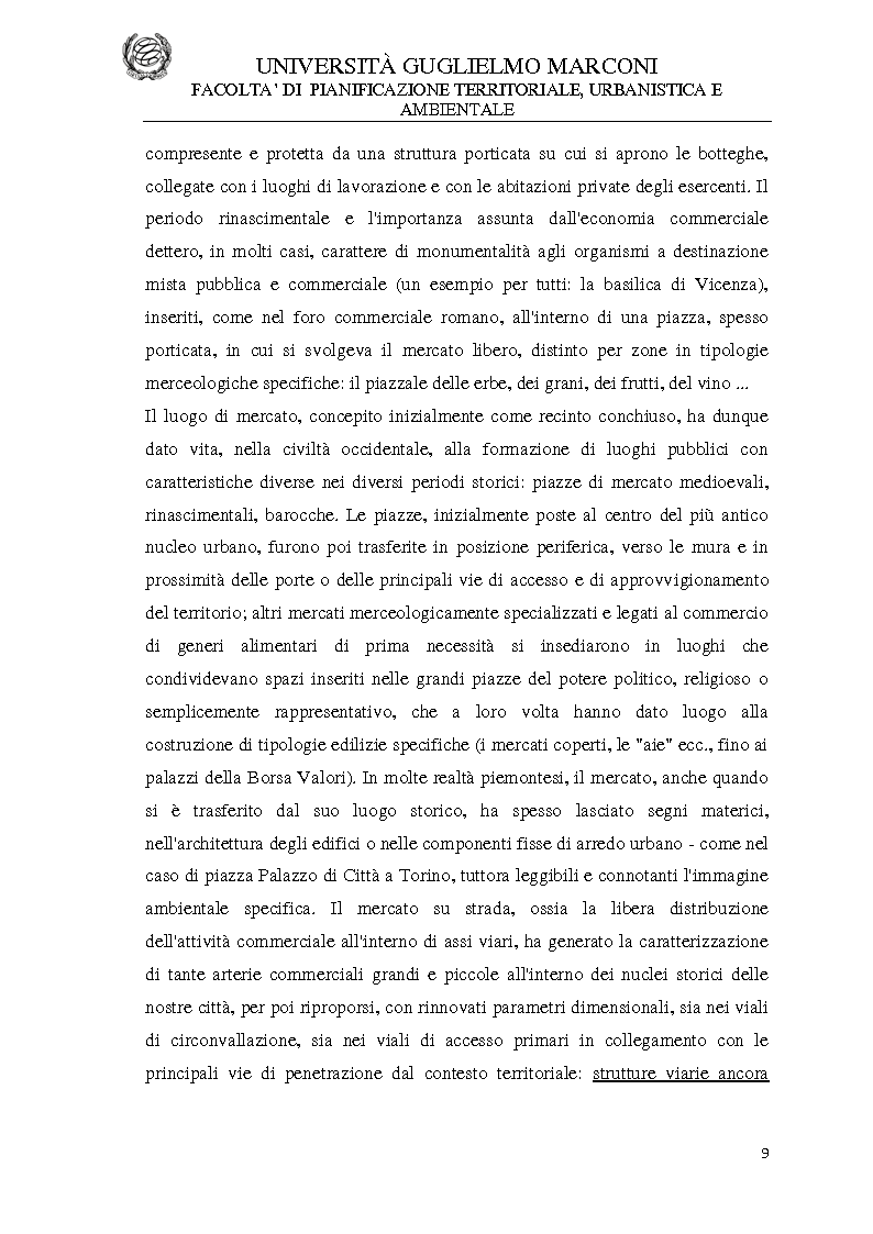 Anteprima della tesi: Aspetti di pianificazione Urbanistica Sostenibile Locale e progettazione urbana di un complesso polifunzionale per area mercatale: il caso del Comune di Avezzano, Pagina 6