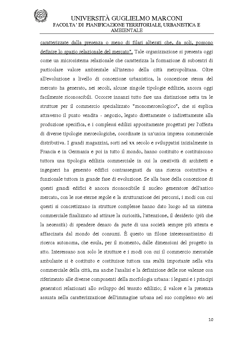 Anteprima della tesi: Aspetti di pianificazione Urbanistica Sostenibile Locale e progettazione urbana di un complesso polifunzionale per area mercatale: il caso del Comune di Avezzano, Pagina 7