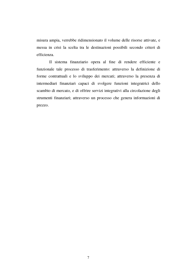 Anteprima della tesi: Le scelte di investimento e la gestione di portafoglio, Pagina 8