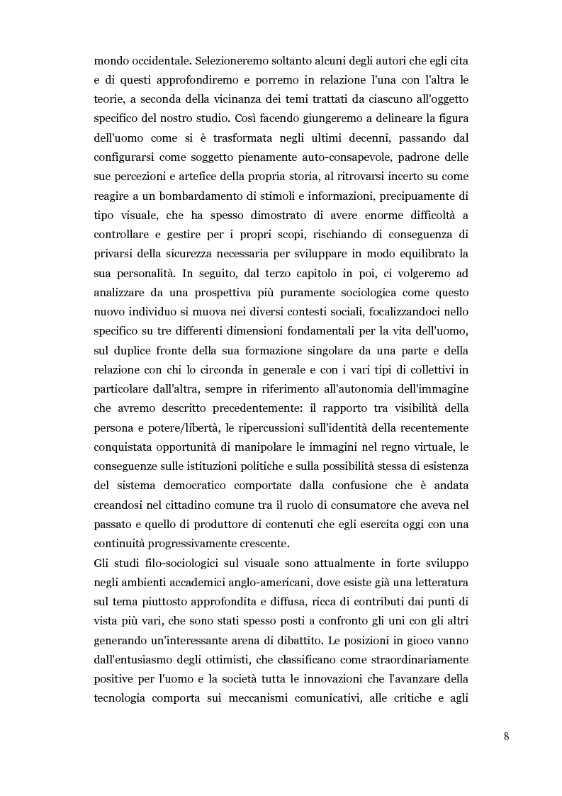 Anteprima della tesi: Teoria dell'immagine e pragmatica della comunicazione, Pagina 4