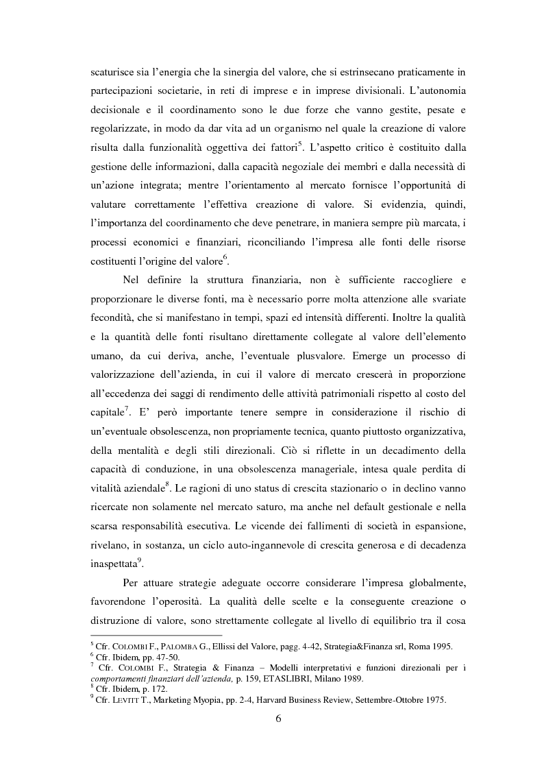 Anteprima della tesi: International firm's Excellence - Limiti e paradossi delle valutazioni finanziarie, Pagina 3