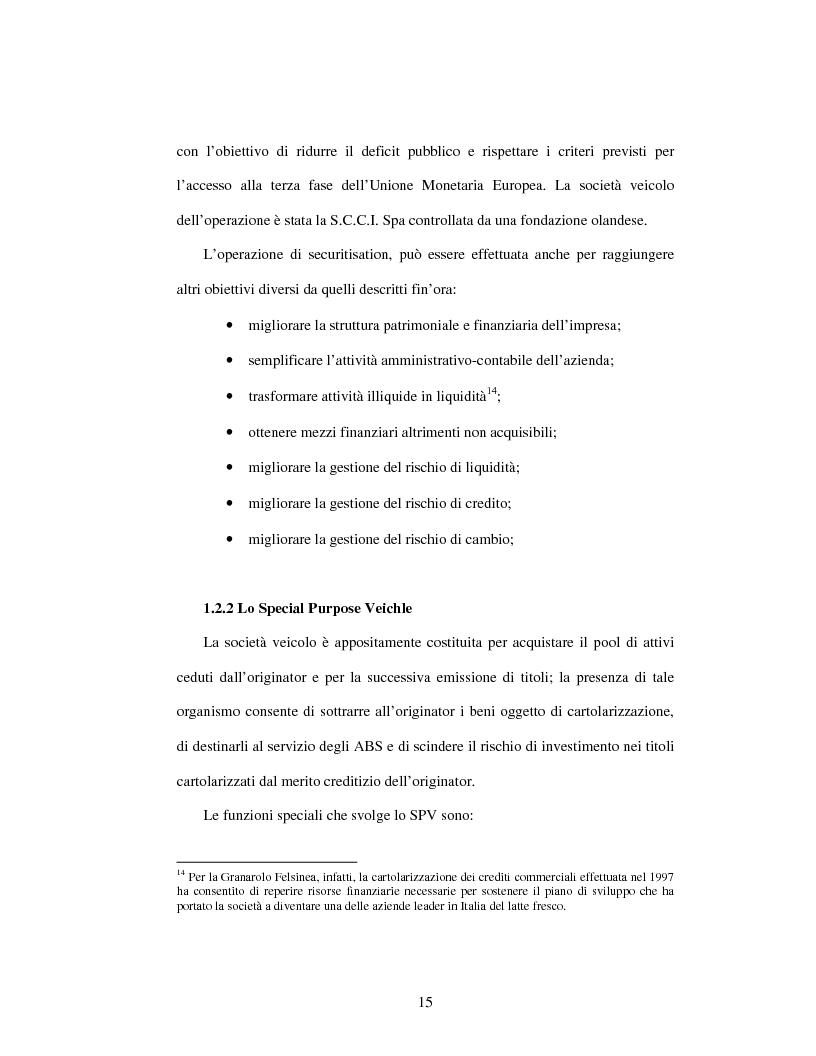 Anteprima della tesi: Strumenti di finanza strutturata: securitisation e covered bond, Pagina 12