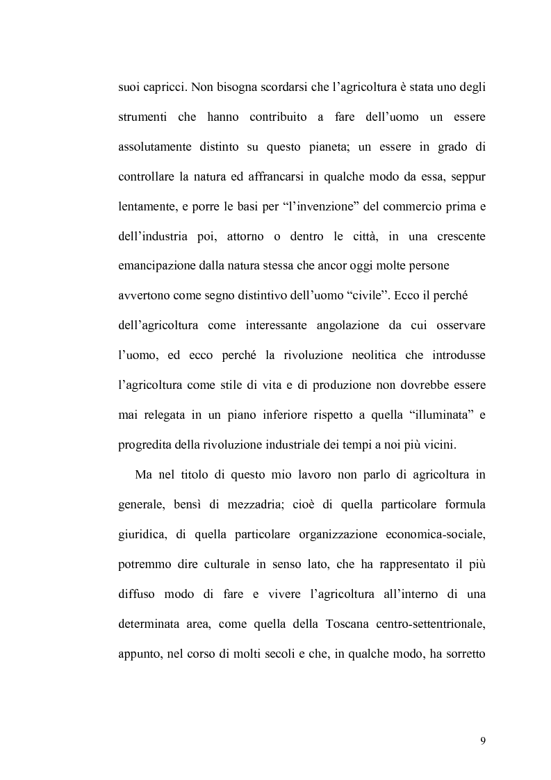 Anteprima della tesi: Il Contratto di Mezzadria nella Legislazione Statutaria Toscana tra XIII e XIV Secolo, Pagina 4