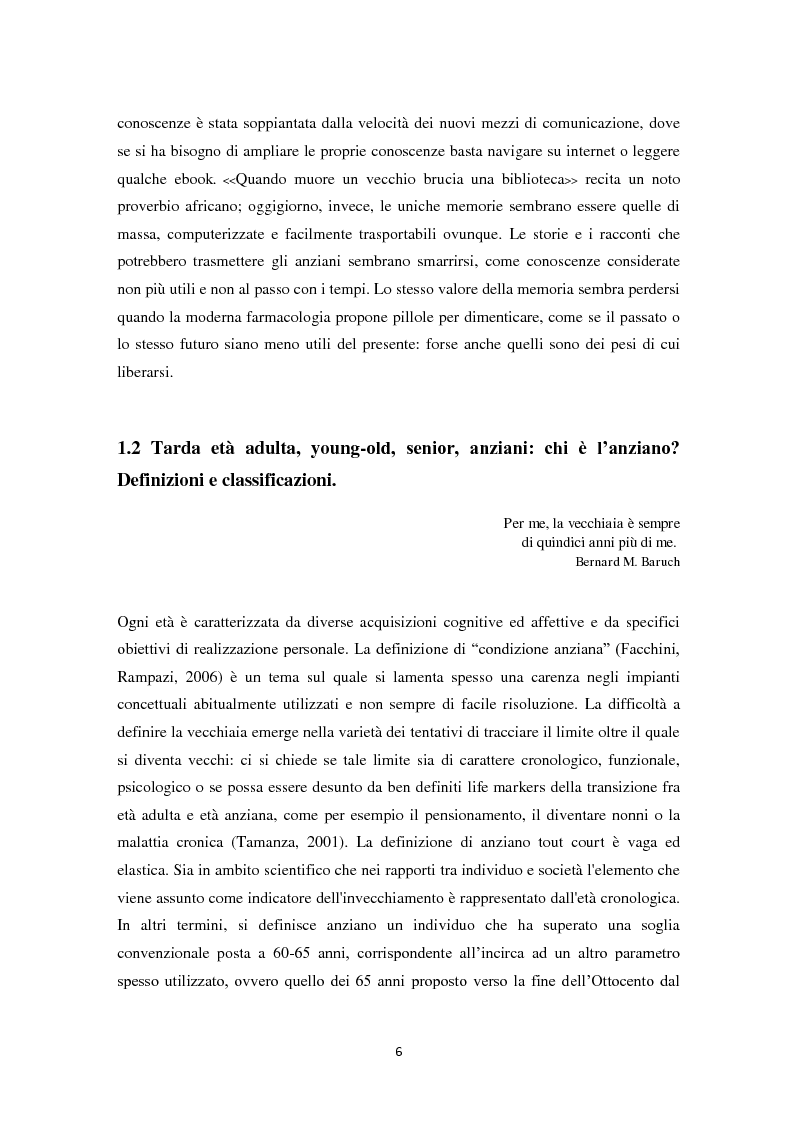 Anteprima della tesi: Percorsi di partecipazione over 60 : un contributo di ricerca empirica nel territorio di Cesena, Pagina 7
