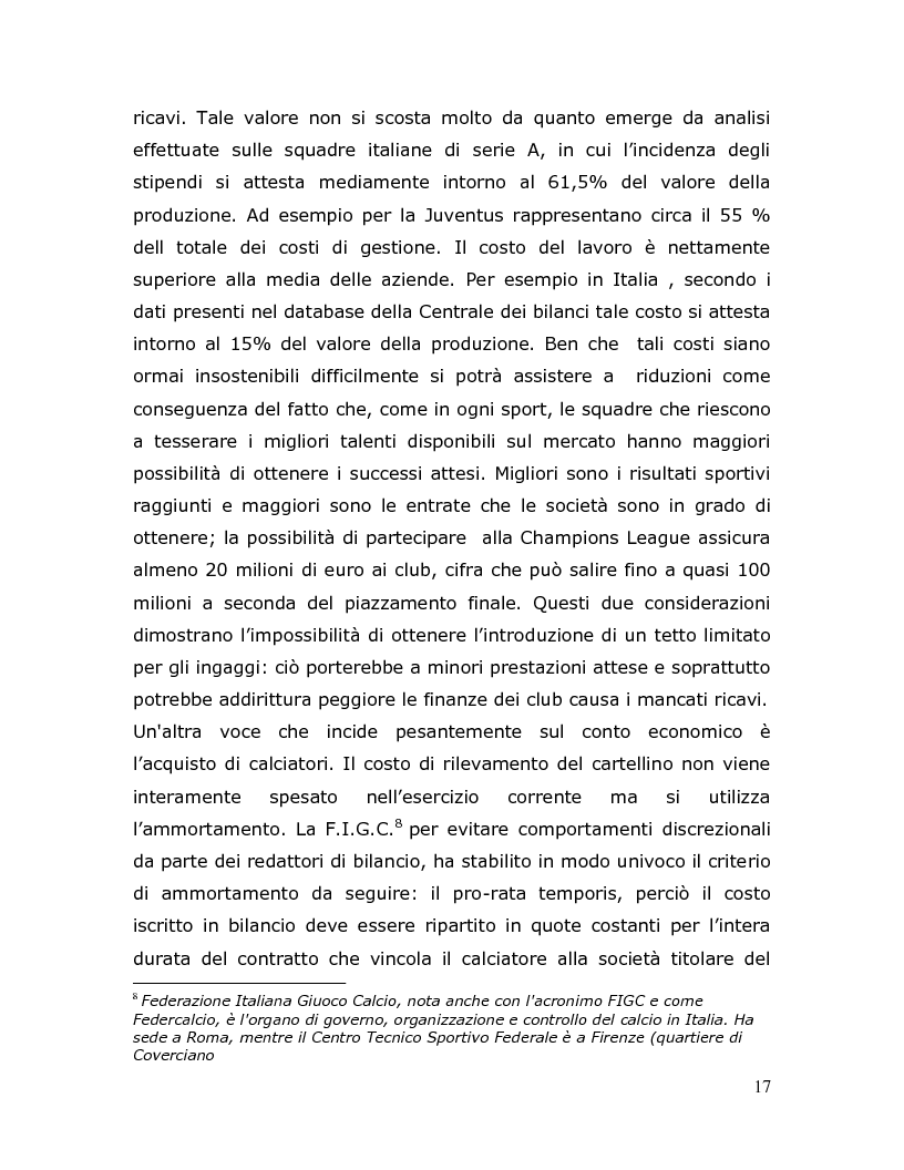 Estratto dalla tesi: Lo sport e la creazione di valore: una sfida da vincere oltre la gara