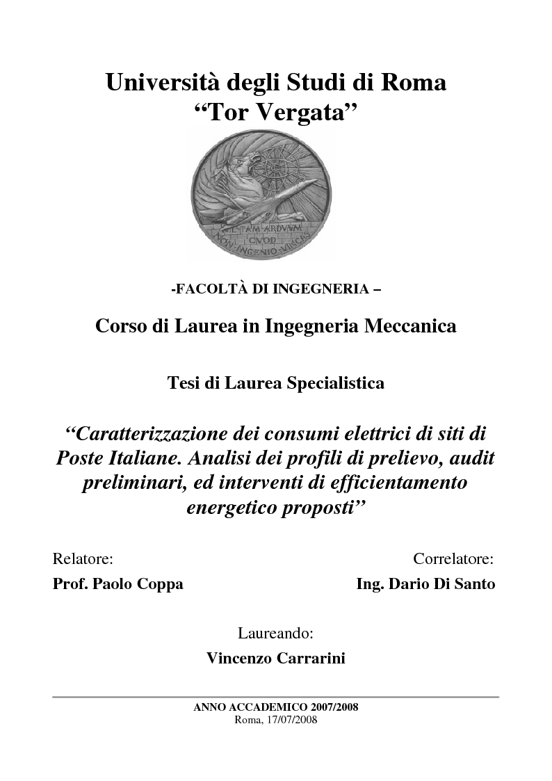 Corsi Di Laurea Triennali Tor Vergata