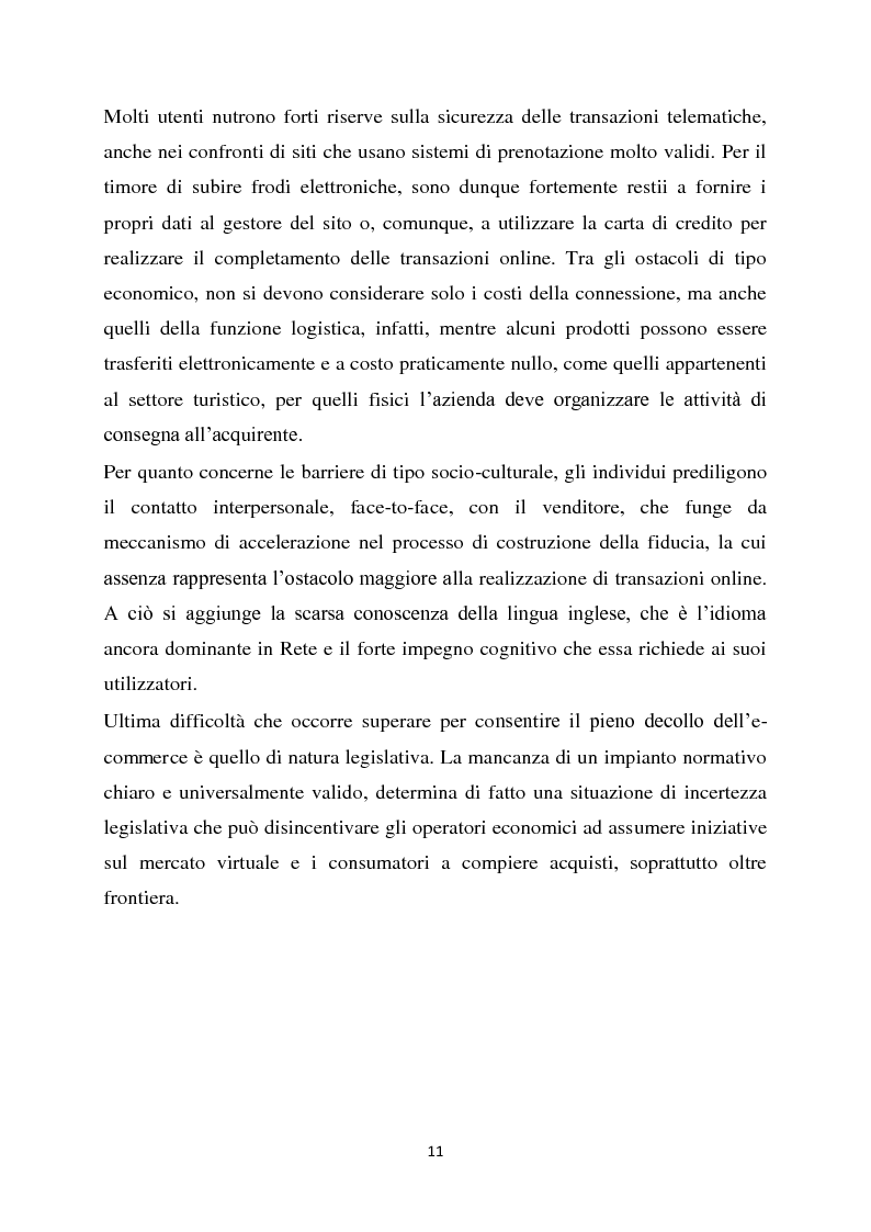 Anteprima della tesi: Il turismo e la rete: gli effetti della rivoluzione digitale sulla distribuzione dei prodotti turistici, Pagina 8