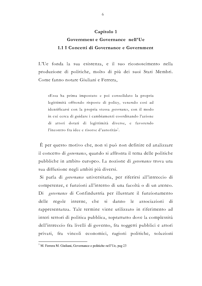 Anteprima della tesi: Il policy making dell'Unione Europea, Pagina 5