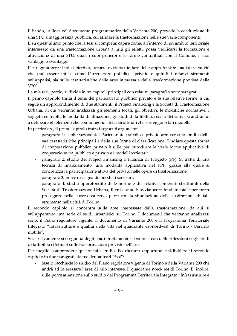 Anteprima della tesi: Le STU nell’ambito delle trasformazioni urbanistiche, Pagina 4