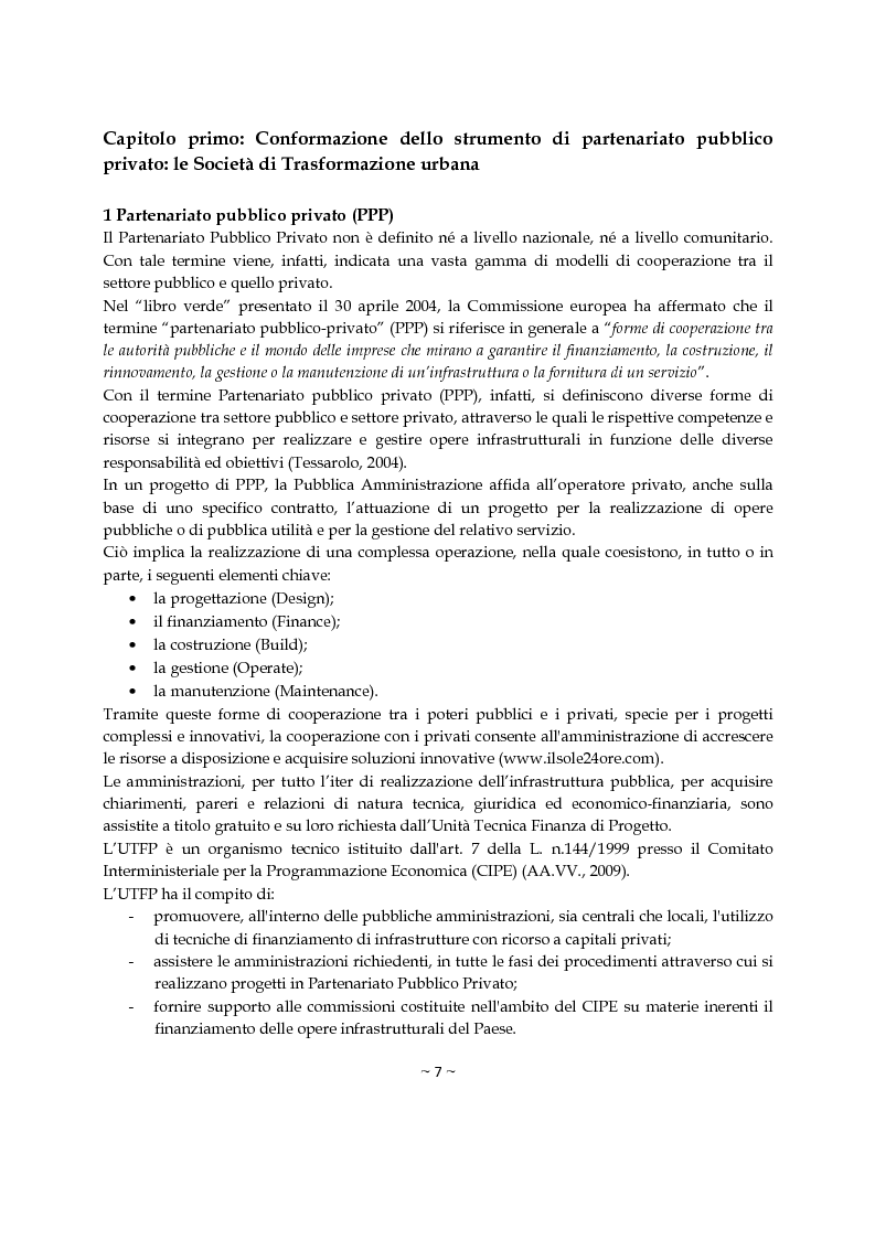 Anteprima della tesi: Le STU nell’ambito delle trasformazioni urbanistiche, Pagina 6