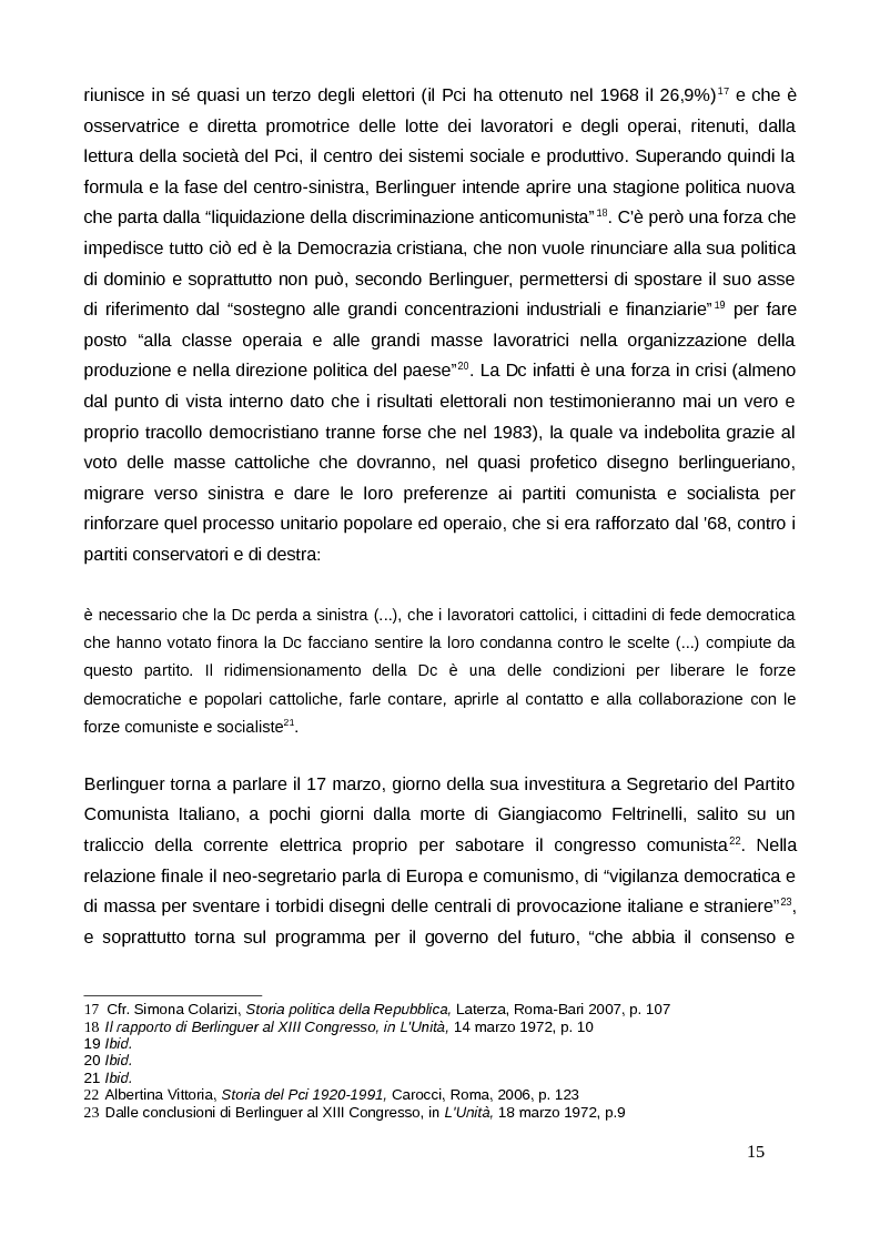 Anteprima della tesi: Berlinguer e i Cattolici 1972-84, Pagina 12