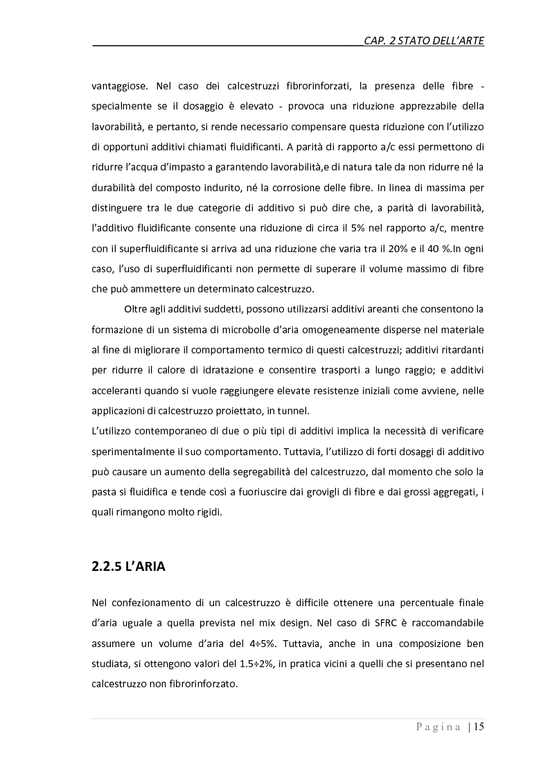 Anteprima della tesi: Studio sperimentale sul comportamento del calcestruzzo fibrorinforzato sottoposto a fatica, Pagina 13
