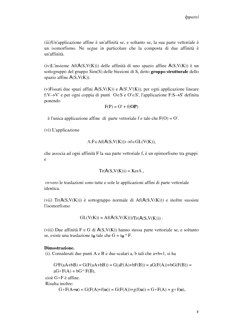 Anteprima della tesi: Ipparel: un software didattico per la classificazione affine delle coniche reali, Pagina 7
