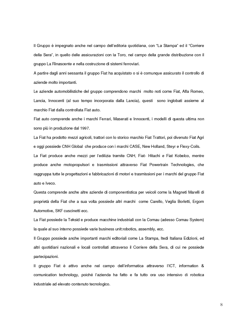 Anteprima della tesi: Performance economiche, finanziarie e patrimoniali sul settore automotive : confronto tra Fiat e Volkswagen, Pagina 7