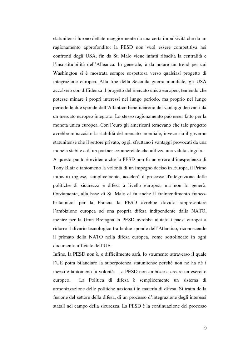 Anteprima della tesi: L'alto Rappresentante dell'Unione per gli affari esteri e la politica di sicurezza, Pagina 8