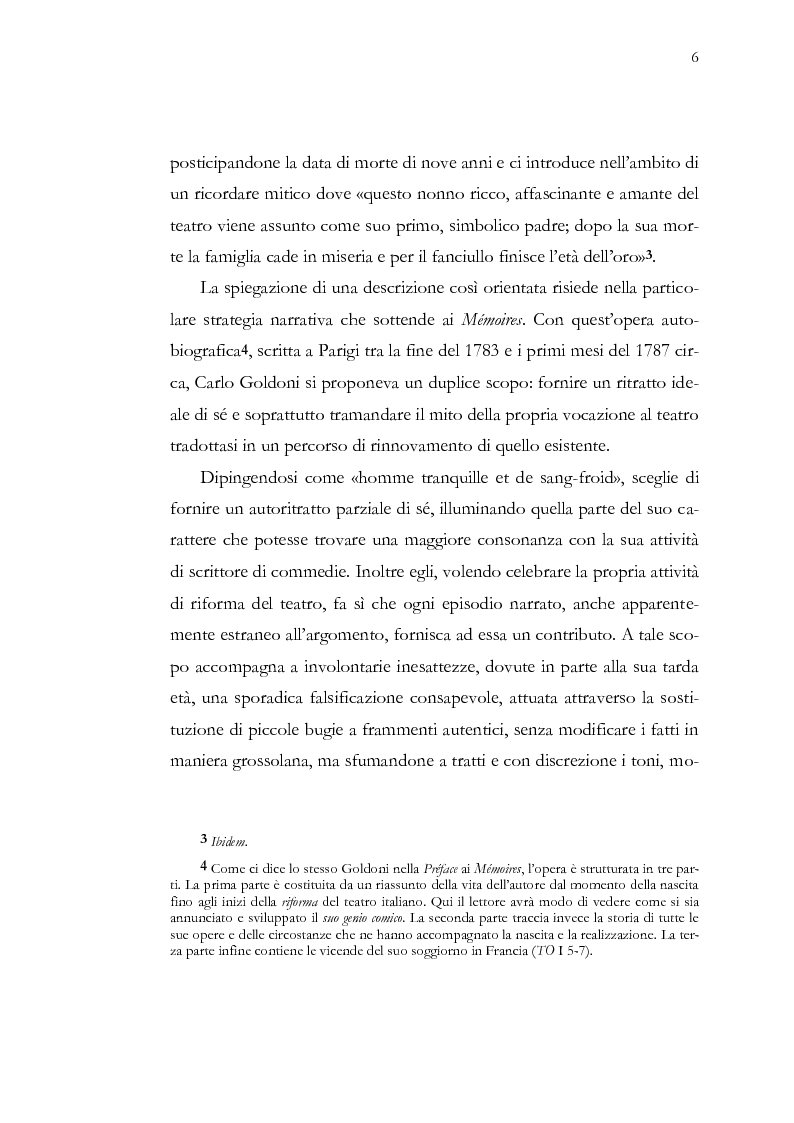 Anteprima della tesi: La tecnica corale nel teatro goldoniano, Pagina 7
