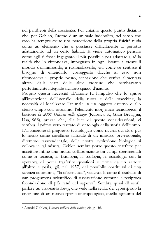 Anteprima della tesi: Il paradigma dell'anumano nelle forme testuali del cinema contemporaneo, Pagina 5