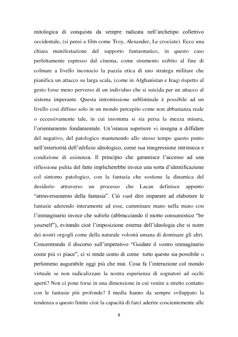 Anteprima della tesi: L'interazione del soggetto con il Cyberspazio. L'asse Lévy - Zizek - Lacan, Pagina 7