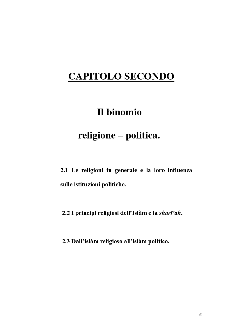 Anteprima della tesi: Il mondo musulmano tra shariah e democrazia, Pagina 15
