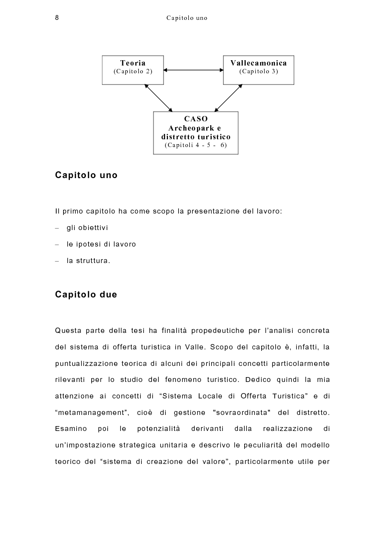 Anteprima della tesi: Strategie di sviluppo del turismo in Valle Camonica: il caso Archeopark, Pagina 8