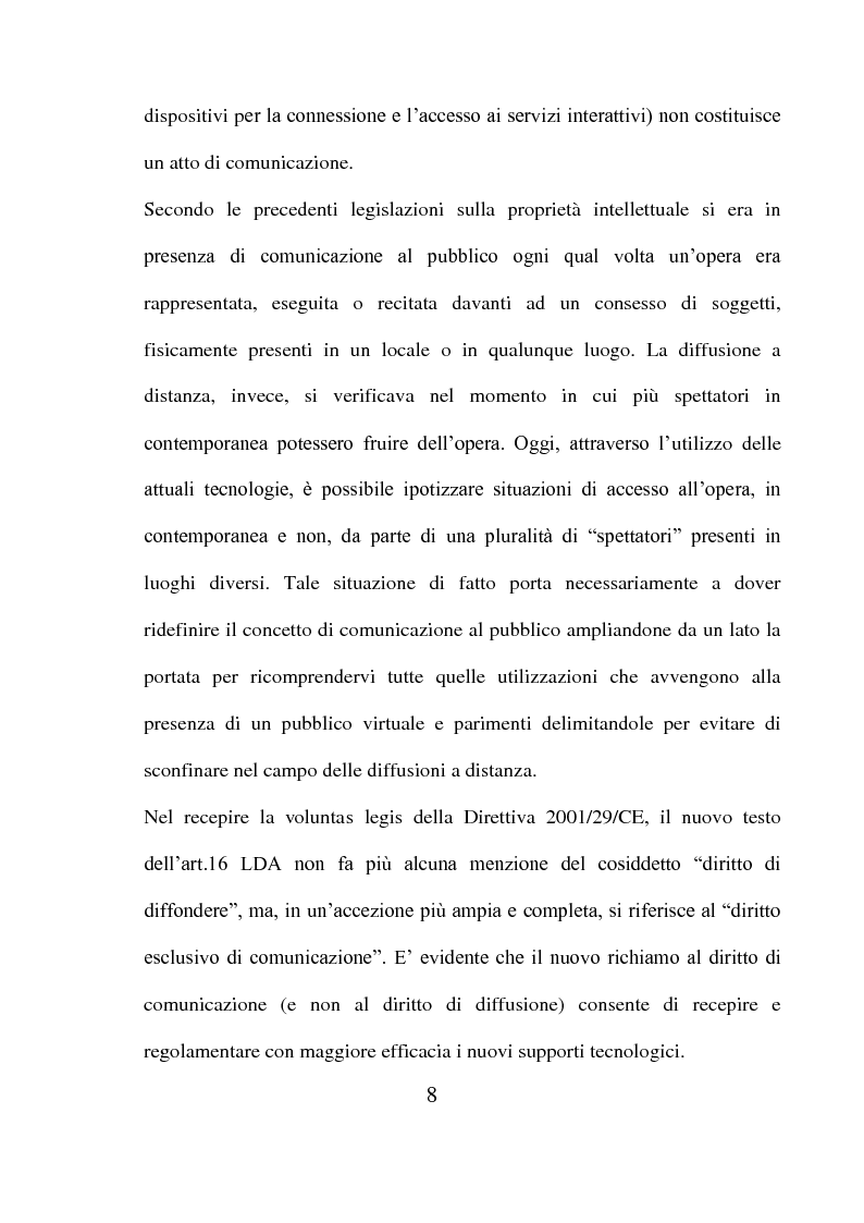 Anteprima della tesi: Sfruttamento dell'opera mediante licenza del diritto d'autore, Pagina 9
