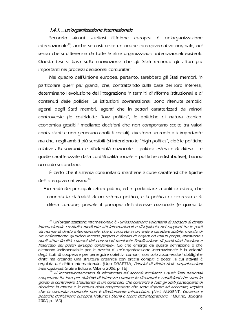 Anteprima della tesi: Il sistema politico europeo: quale modello di democrazia?, Pagina 12