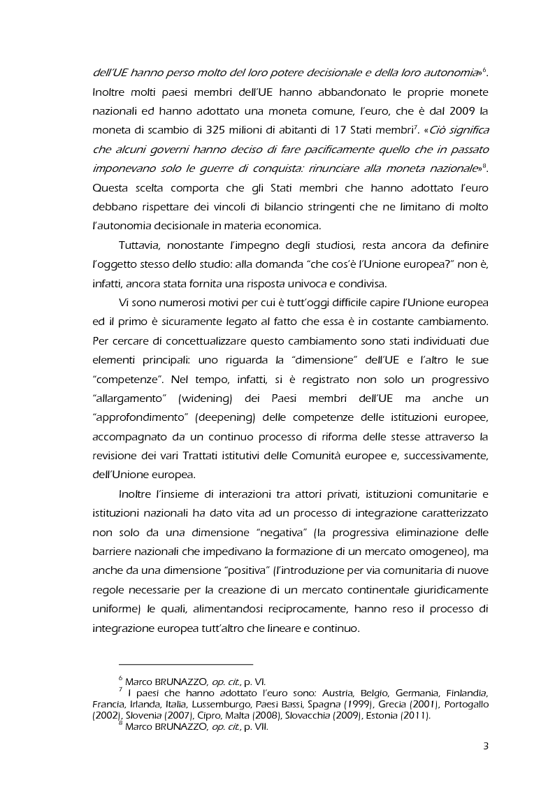 Anteprima della tesi: Il sistema politico europeo: quale modello di democrazia?, Pagina 6