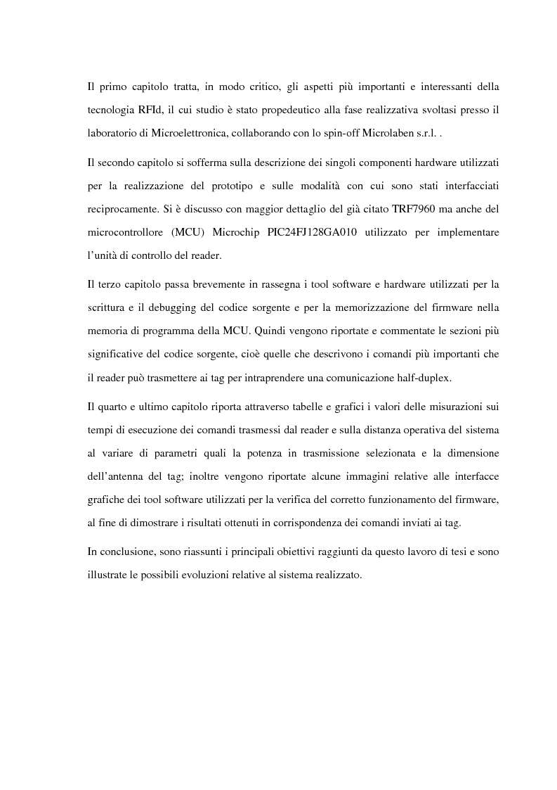 Anteprima della tesi: Progetto e realizzazzione di un sistema RFID basato su dispositivi logici programmabili, Pagina 3