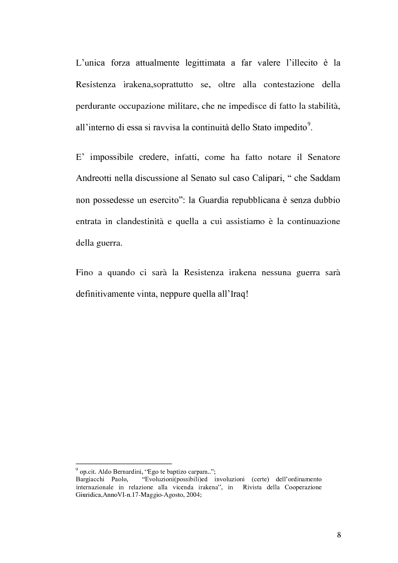 Anteprima della tesi: Quale legittimità internazionale in Iraq?, Pagina 9