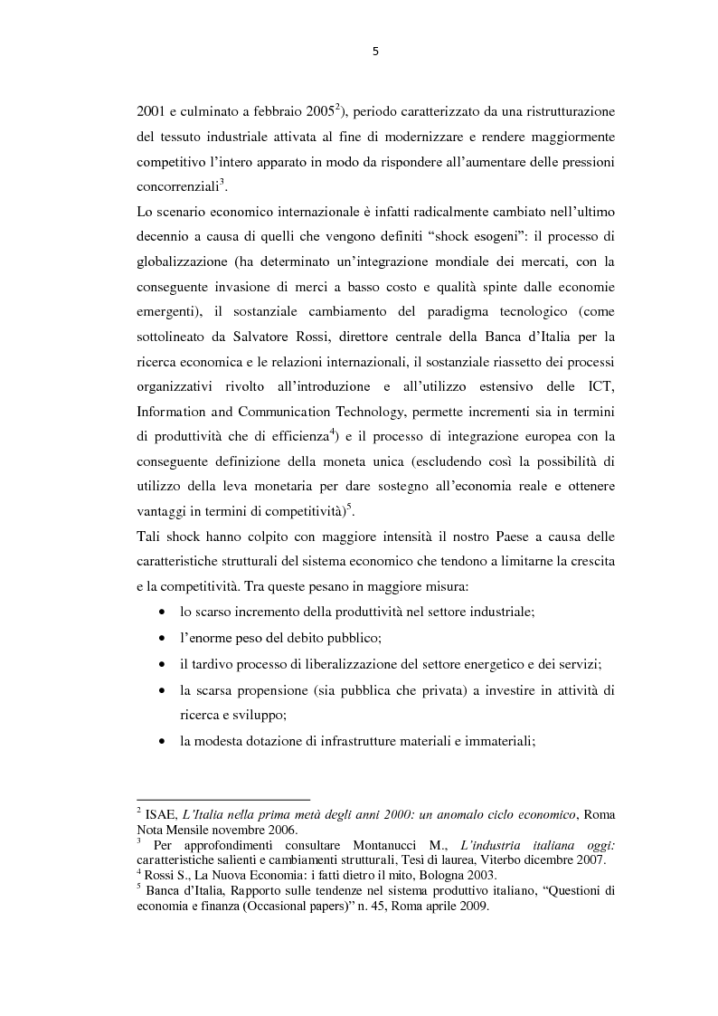 Anteprima della tesi: PMI: attori emergenti nello scenario internazionale, Pagina 3