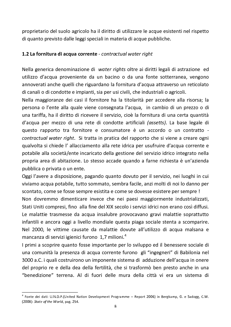 Anteprima della tesi: Il Servizio Idrico Integrato, Pagina 9
