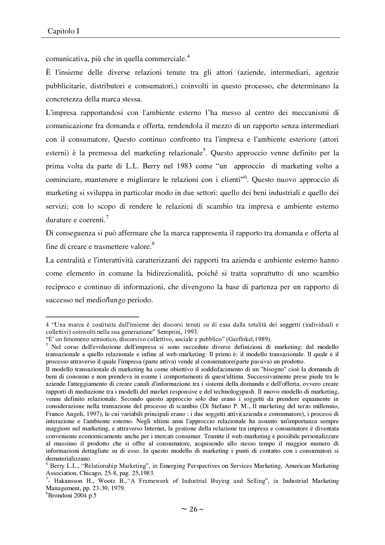 Anteprima della tesi: L'engagement del consumatore verso la marca:la prospettiva del mercato della comunicazione., Pagina 9
