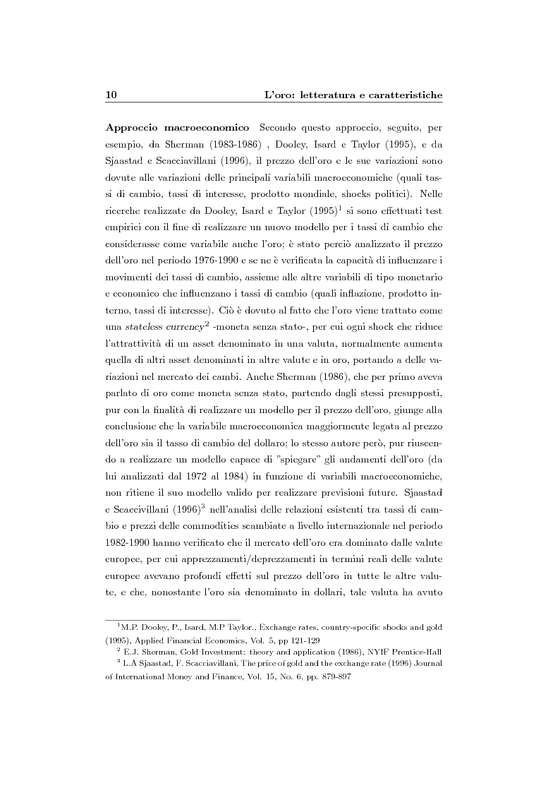 Anteprima della tesi: L'investimento in oro a protezione dell'inflazione, Pagina 5