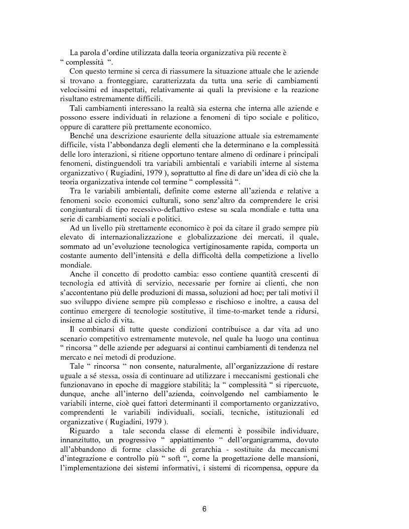 Anteprima della tesi: Politiche di gestione del personale orientate alle competenze., Pagina 7